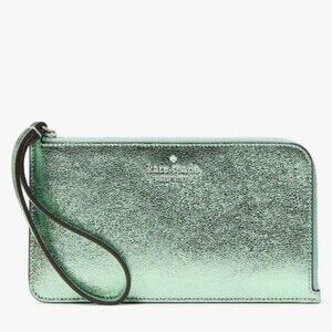 Kate Spade Green Wristlet Clutch